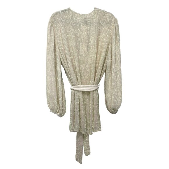 Retrofete Gabrielle Robe Sequin Dress Medium NEW - Picture 7 of 9